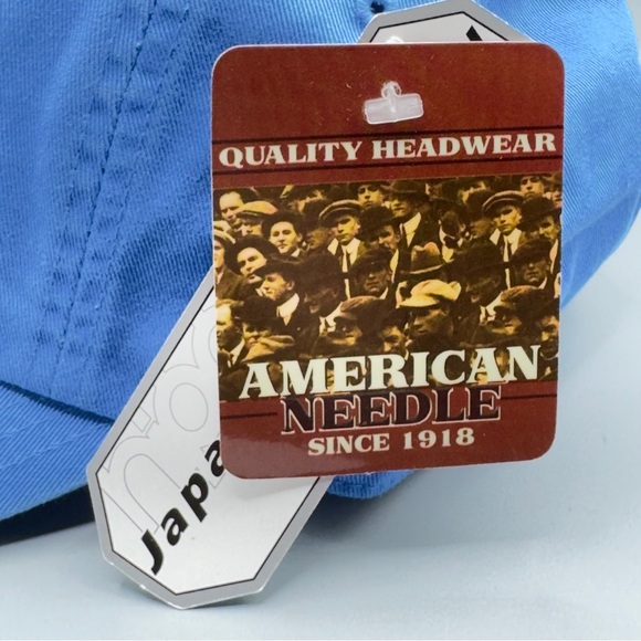 American Needle Seibu Lions Japanese Baseball Hat Blue Gray NWT Adjustable Cap - Picture 4 of 16